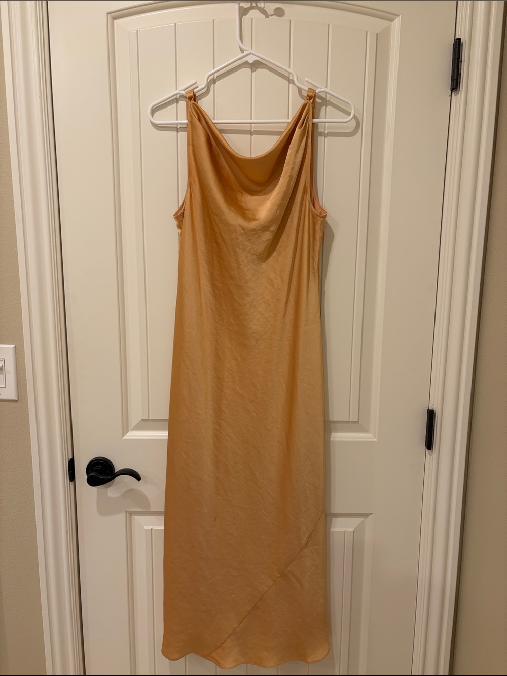 Aritzia Wilfred Goddess Satin Dress
